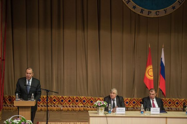 Официальный визит министр иностранных дел России Сергея Лаврова в КР - Sputnik Кыргызстан