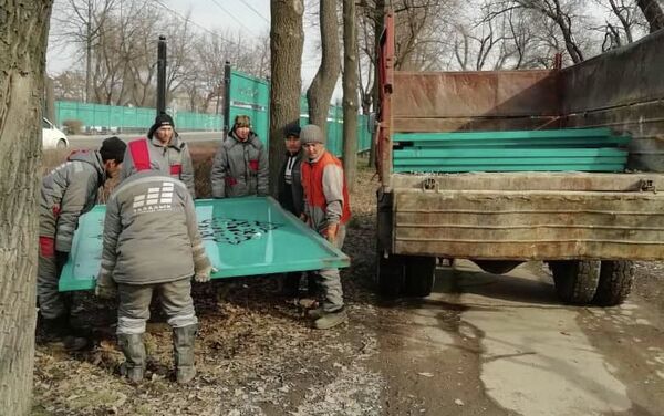 В Бишкеке начаты работы по расширению проспекта Жибек Жолу - Sputnik Кыргызстан