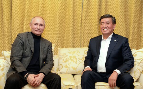 Также обсудили детали предстоящего государственного визита Владимира Путина в Кыргызстан, который запланирован на конец марта 2019 года. - Sputnik Кыргызстан