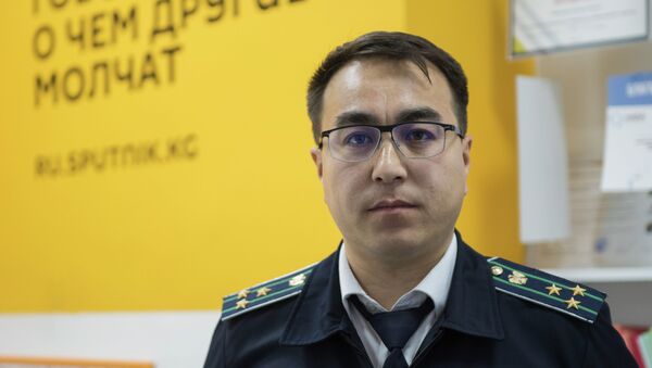 Пресс-секретарь Государственной налоговой службы Кыргызской Республики Эркин Сазыков - Sputnik Кыргызстан