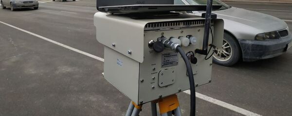 Передвижной аппаратно-программный комплекс для фиксации нарушений Правил дорожного движения Автопатруль радар - Sputnik Кыргызстан