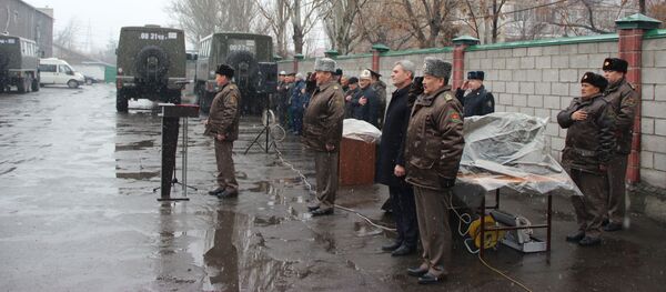 Мероприятие, посвященное 30-й годовщине со дня официального завершения вывода советских войск из Афганистана в ГПС КР Мероприятие, посвященное 30-й годовщине со дня официального завершения вывода советских войск из Афганистана в ГПС КР - Sputnik Кыргызстан