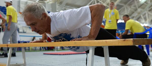 V Всероссийская спартакиада пенсионеров в Новосибирске V Всероссийская спартакиада пенсионеров в Новосибирске - Sputnik Кыргызстан