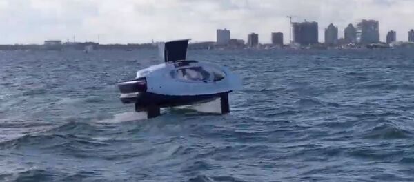 Создано такси, способное летать над водой — видео из Майами - Sputnik Кыргызстан