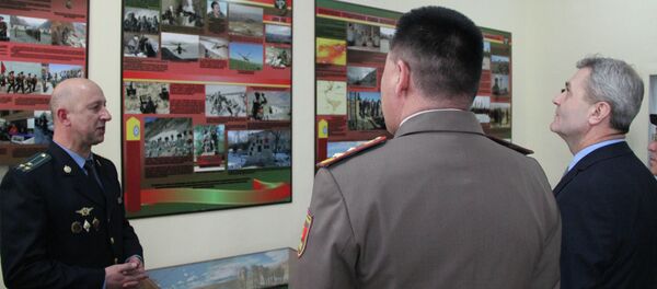 Открытие класса по учебной дисциплине История пограничных органов Военного института ВС КР - Sputnik Кыргызстан