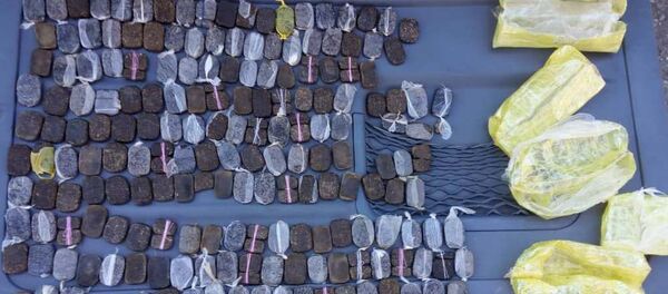 Милиция задержала кыргызстанца, у которого изъяли 2,5 килограмма гашиша Милиция задержала кыргызстанца, у которого изъяли 2,5 килограмма гашиша - Sputnik Кыргызстан