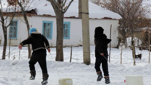  Суу ташып бараткан балдар - Sputnik Кыргызстан