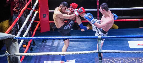 Кикбокс беттеши. Архив Кикбокс беттеши. Архив - Sputnik Кыргызстан