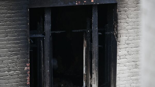 Пожар в жилом доме в центре Москвы - Sputnik Кыргызстан
