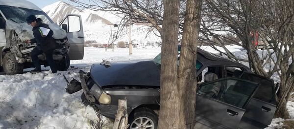 Нарын облусунда болгон жол кырсыгында үч адам каза болду Нарын облусунда болгон жол кырсыгында үч адам каза болду - Sputnik Кыргызстан