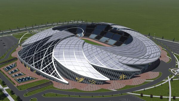 Проект стадиона в Бишкеке в виде беркута - Sputnik Кыргызстан