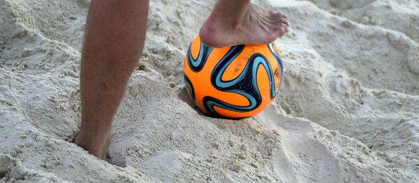 Кум үстүндөгү футбол. Архив - Sputnik Кыргызстан