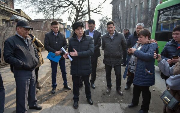 27 февраля состоялся комиссионный объект улиц, которые реконструируют в рамках второй фазы проекта развития улично-дорожной сети - Sputnik Кыргызстан
