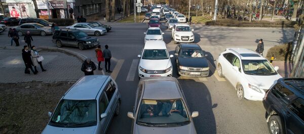 Проблема с автомобильным затором в Бишкеке - Sputnik Кыргызстан