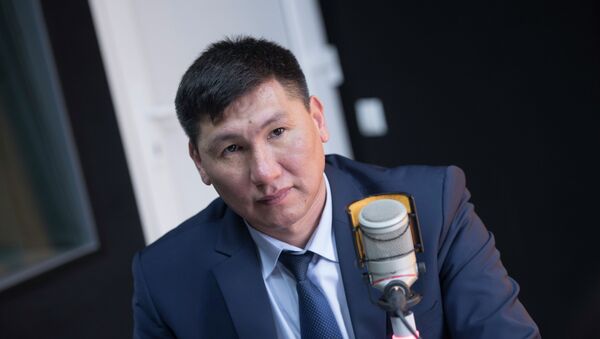 Эмгек жана социалдык өнүктүрүү министри Улукбек Кочкоров. Архив - Sputnik Кыргызстан