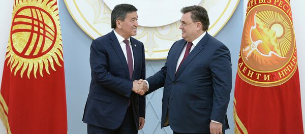 Президент КР Сооронбай Жээнбеков принял заместителя председателя правительства РФ Константина Чуйченко - Sputnik Кыргызстан
