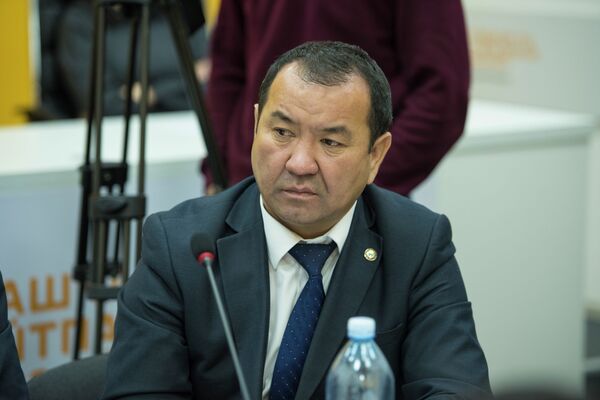 Исполняющий обязанности начальника Управления экологической безопасности Госинспекции по экологической и технической безопасности Максат Омуров - Sputnik Кыргызстан
