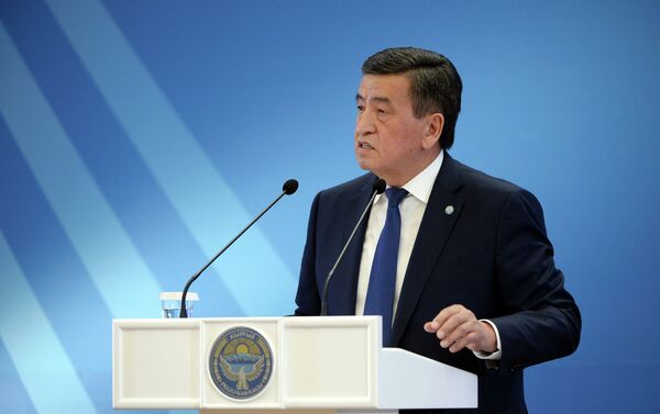 Президент Сооронбай Жээнбеков выступил с рядом жестких заявлений - Sputnik Кыргызстан
