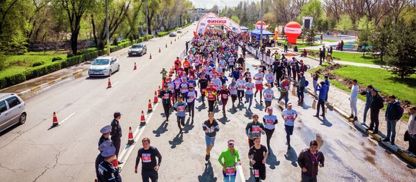 Ежегодный полумарафон весны Бакай Банк Жаз Деми - Sputnik Кыргызстан