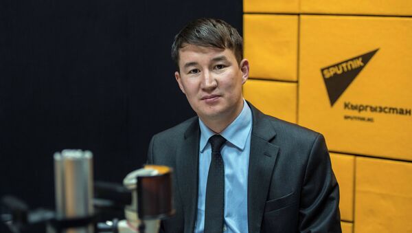 ЖИА бизнес-ассоциациясынын аткаруучу директору Фархат Пакыров. Архив - Sputnik Кыргызстан