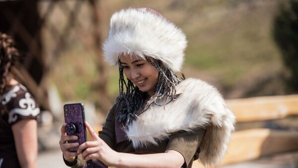 Проект 40 девушек в этнокомплексе Супара - Sputnik Кыргызстан