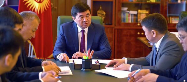 Премьер-министр Мухаммедкалый Абылгазиев Премьер-министр Мухаммедкалый Абылгазиев - Sputnik Кыргызстан