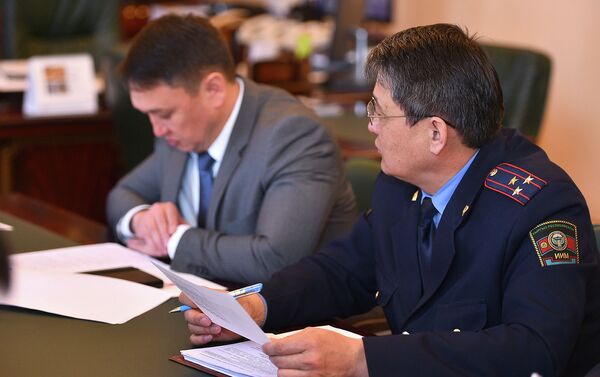 Абылгазиев провел совещание по вопросу подготовки к реализации второй фазы проекта Безопасный город. - Sputnik Кыргызстан