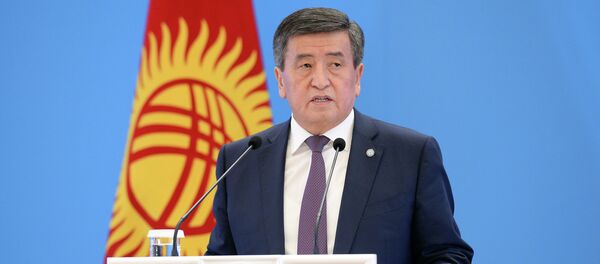 Президент Сооронбай Жээнбеков. Архивдик сүрөт - Sputnik Кыргызстан