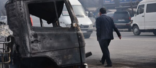 Крупный пожар на западе Бишкека - Sputnik Кыргызстан