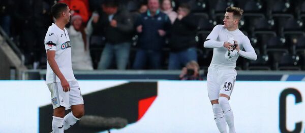 Футболист Берсант Селина из Суонси Сити - Sputnik Кыргызстан