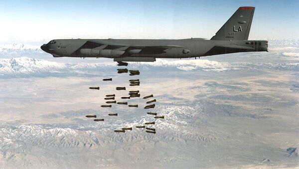 Американский стратегический бомбардировщик B-52H Stratofortress. Архивное фото - Sputnik Кыргызстан
