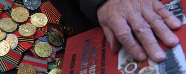 Ветеран войны Б.В. Соколов Ветеран войны Б.В. Соколов - Sputnik Кыргызстан