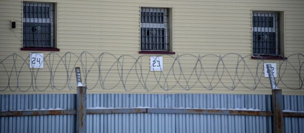 Забор на территории исправительной колонии. Архивное фото - Sputnik Кыргызстан