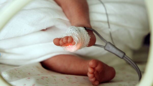 Младенец в больнице. Архивное фото - Sputnik Кыргызстан