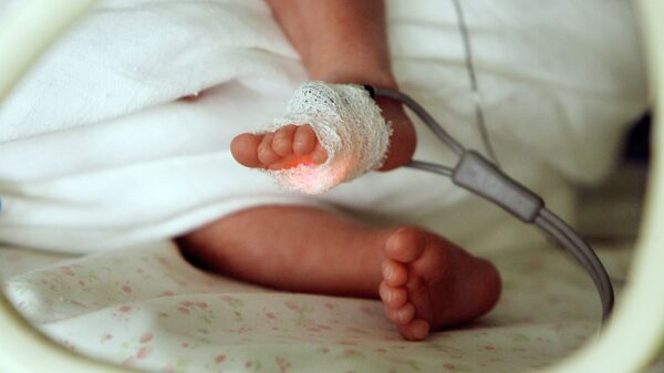 Младенец в больнице. Архивное фото - Sputnik Кыргызстан