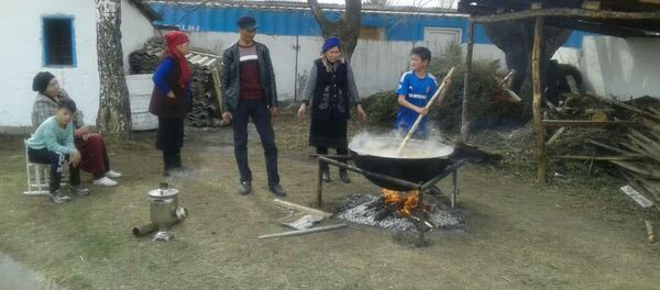 Празднование Нооруза 2019 в Ак-Суу Празднование Нооруза 2019 в Ак-Суу - Sputnik Кыргызстан