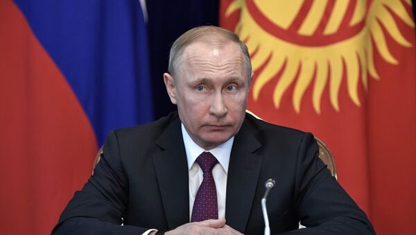 Официальный визит президента РФ В. Путина в Киргизию - Sputnik Кыргызстан