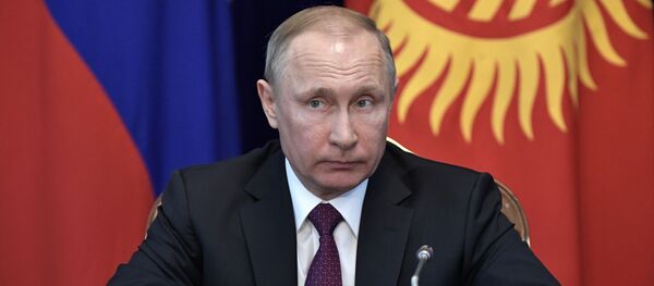 Официальный визит президента РФ В. Путина в Киргизию - Sputnik Кыргызстан