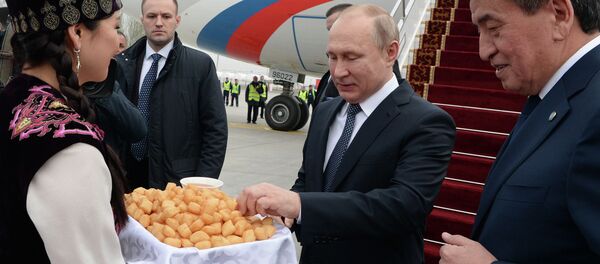 Госвизит президента РФ Владимира Путина в Кыргызстан - Sputnik Кыргызстан