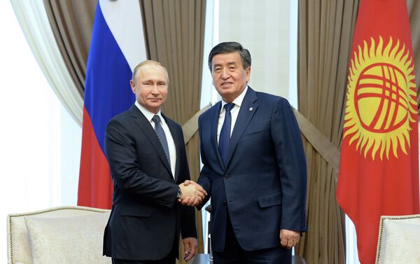 Президент РФ Владимир Путин прибыл с государственным визитом в Кыргызстан. - Sputnik Кыргызстан