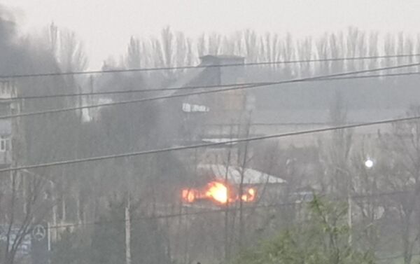  В Бишкеке горит трансформаторная подстанция - Sputnik Кыргызстан