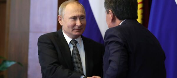 Государственный визит президента РФ В. Путина в Киргизию - Sputnik Кыргызстан
