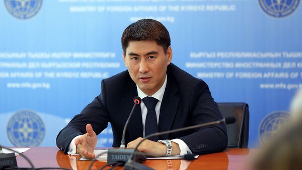 Кыргызстандын тышкы иштер министри Чыңгыз Айдарбеков. Архивное фото - Sputnik Кыргызстан