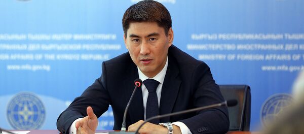 Кыргызстандын тышкы иштер министри Чыңгыз Айдарбеков. Архивное фото - Sputnik Кыргызстан