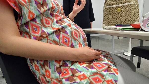 Беременная женщина. Архивное фото - Sputnik Кыргызстан