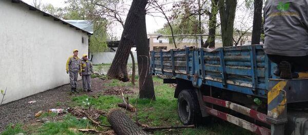 Последствия непогоды в Бишкеке - Sputnik Кыргызстан