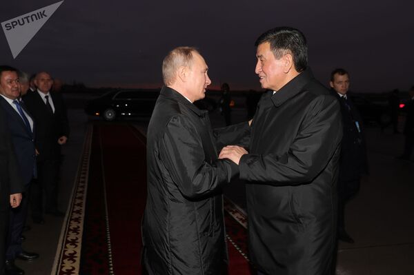 Государственный визит президента РФ В. Путина в Киргизию - Sputnik Кыргызстан