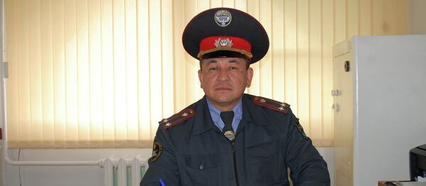 Пресс-секретарь УВД Ошской области Жениш Ашырбаев - Sputnik Кыргызстан