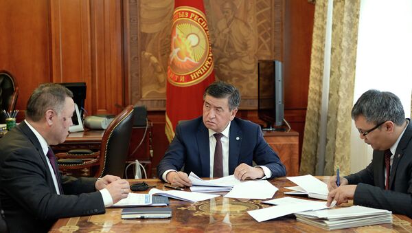 Президент Сооронбай Жээнбеков принял председателя ГИК Бактыбека Шамкеева - Sputnik Кыргызстан