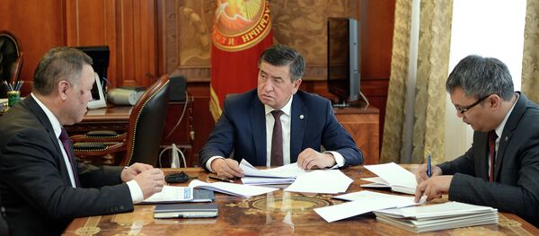 Президент Сооронбай Жээнбеков принял председателя ГИК Бактыбека Шамкеева - Sputnik Кыргызстан